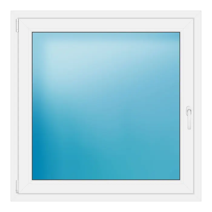 Einflügeliges Kunststofffenster 114x114 cm Weiß