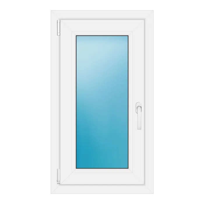 Einflügeliges Kunststofffenster 52x93 cm Weiß