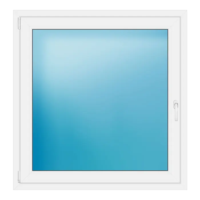 Einflügeliges Kunststofffenster 116x120 cm Weiß