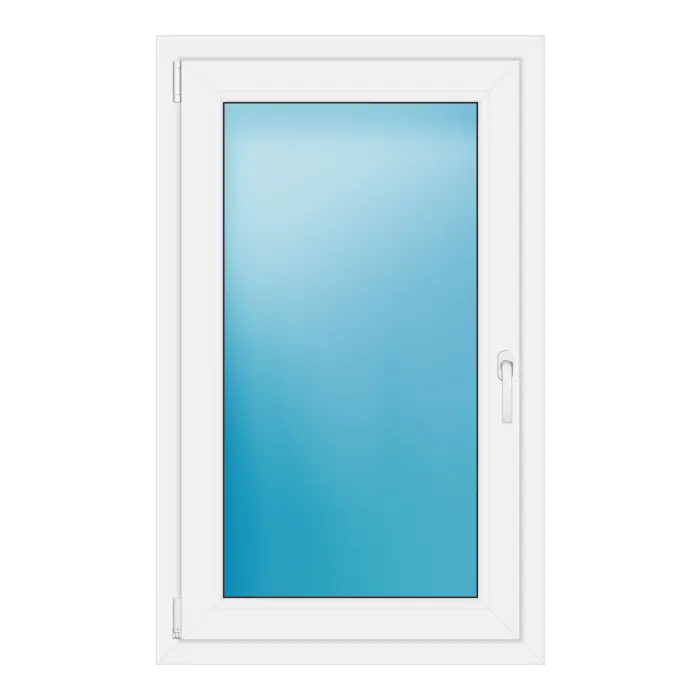 Einflügeliges Kunststofffenster 74x120 cm Weiß