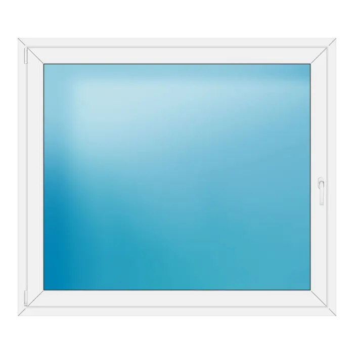 Einflügeliges Kunststofffenster 158x138 cm Weiß