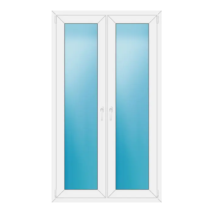 Terrassentür 110x192 cm Weiß