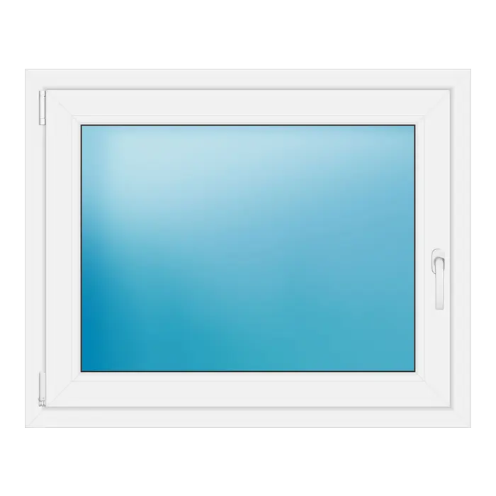 Einflügeliges Kunststofffenster 102x82 cm Weiß