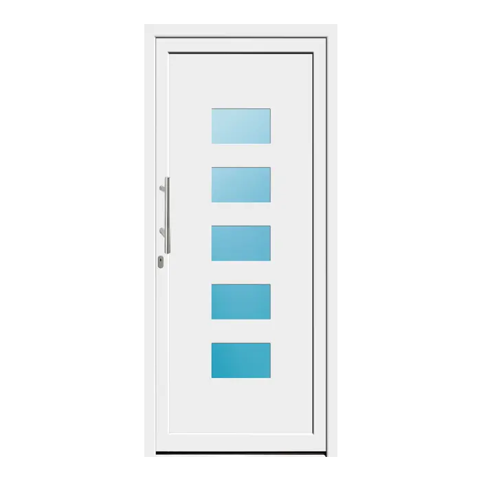 Haustür Kunststoff 100x224 cm Merkur Weiß