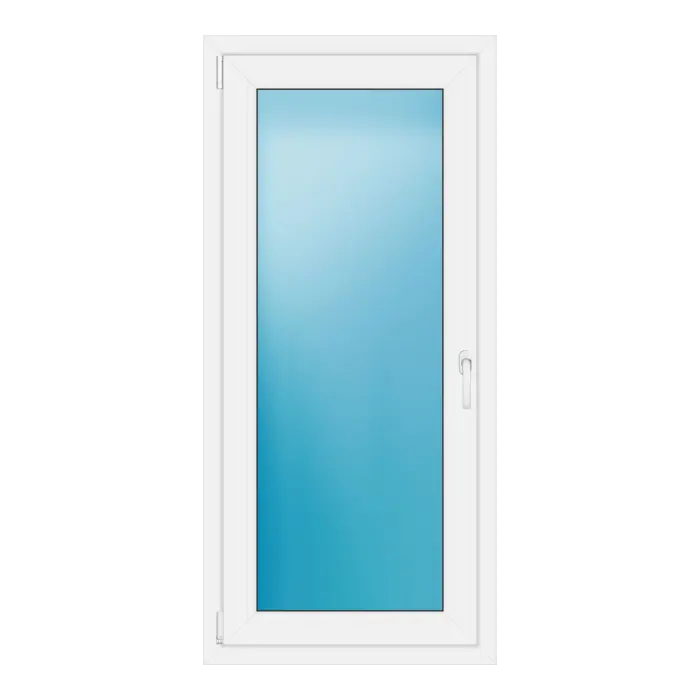 Einflügeliges Kunststofffenster 70x150 cm Weiß