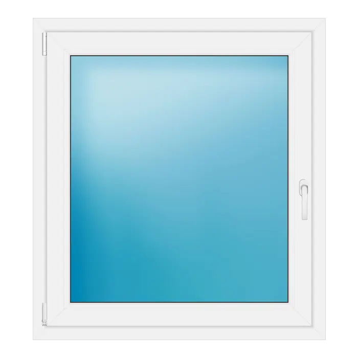 Einflügeliges Kunststofffenster 100x110 cm Braun genarbt
