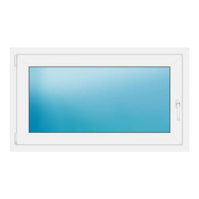 Einflügeliges Kunststofffenster 121x70 cm Weiß