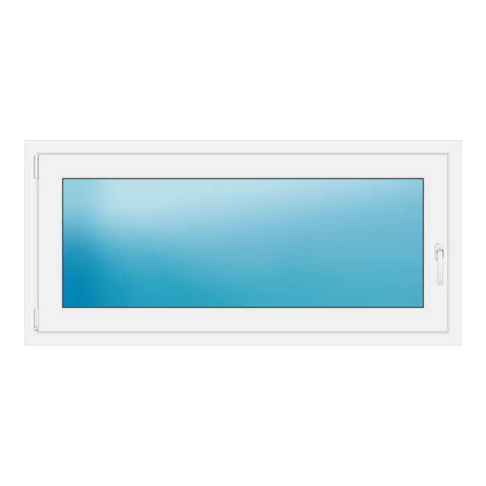 Einflügeliges Kunststofffenster 147x69 cm Weiß