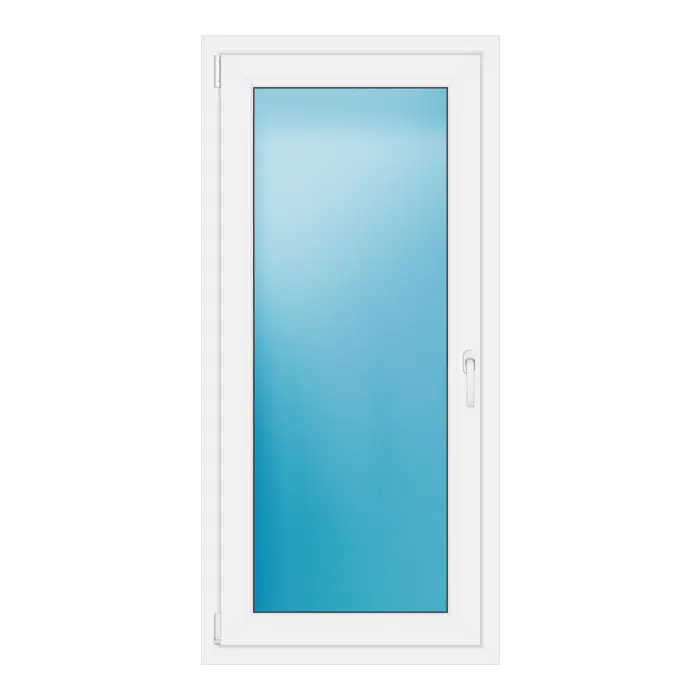 Einflügeliges Kunststofffenster 73x154 cm Weiß