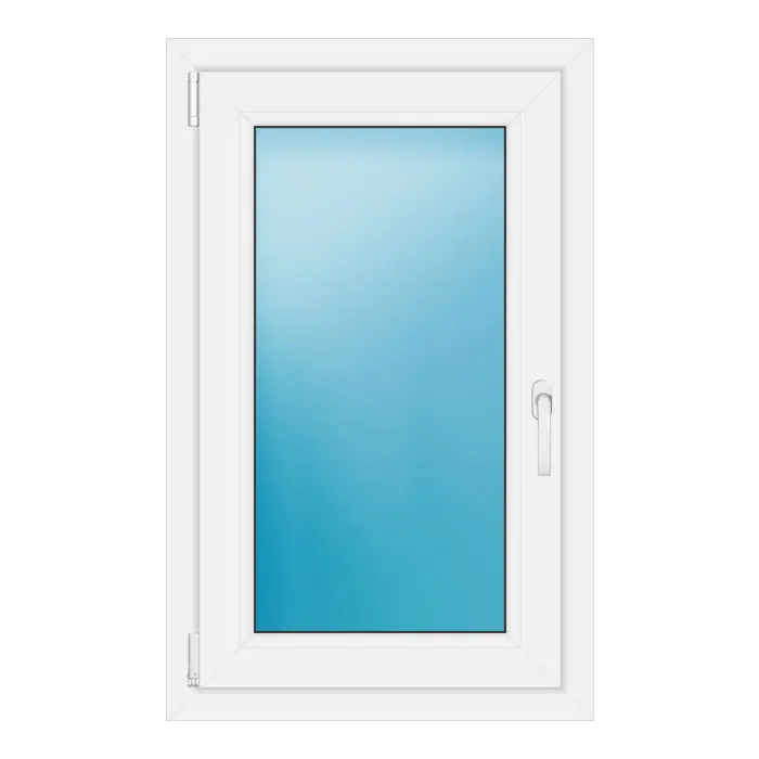 Einflügeliges Kunststofffenster 62x99 cm Weiß