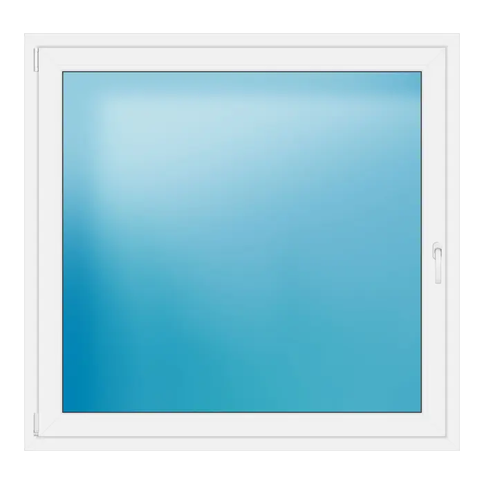 Einflügeliges Kunststofffenster 146x140 cm Weiß