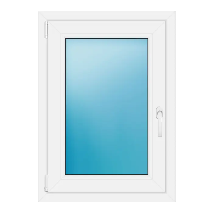 Einflügeliges Kunststofffenster 64x89 cm Weiß