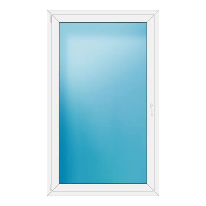 Balkontür 118x196 cm Weiß