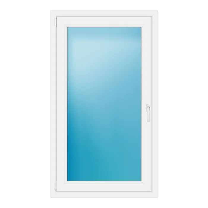 Einflügeliges Kunststofffenster 83x145 cm Weiß