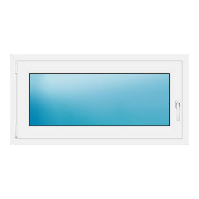 Einflügeliges Kunststofffenster 118x60 cm Weiß