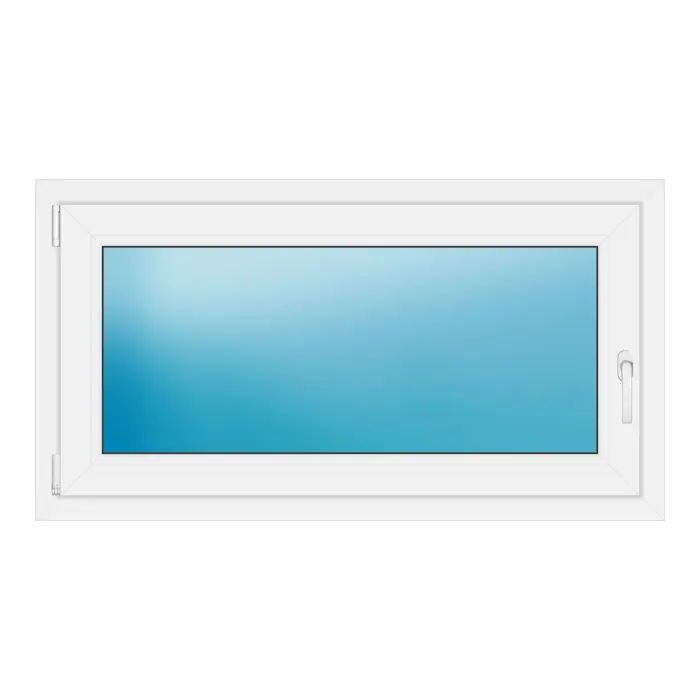 Einflügeliges Kunststofffenster 120x65 cm Weiß