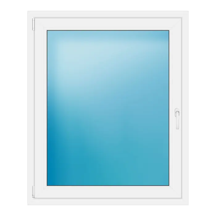 Einflügeliges Kunststofffenster 106x128 cm Weiß