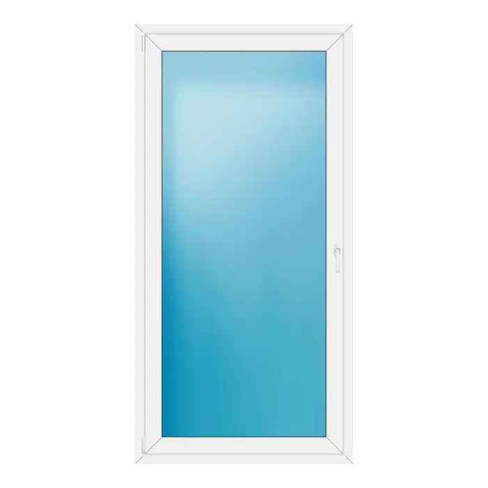 Balkontür 105x212 cm Weiß