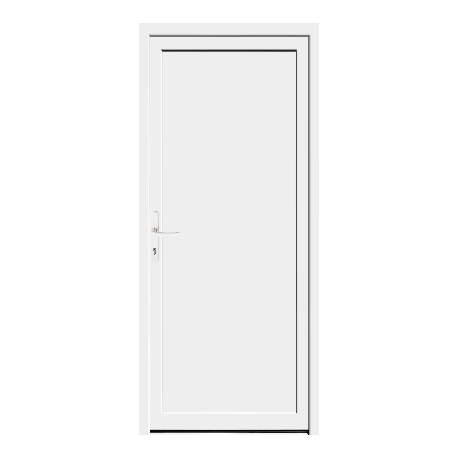 Nebeneingangstür 84x192 cm Weiß MSVP
