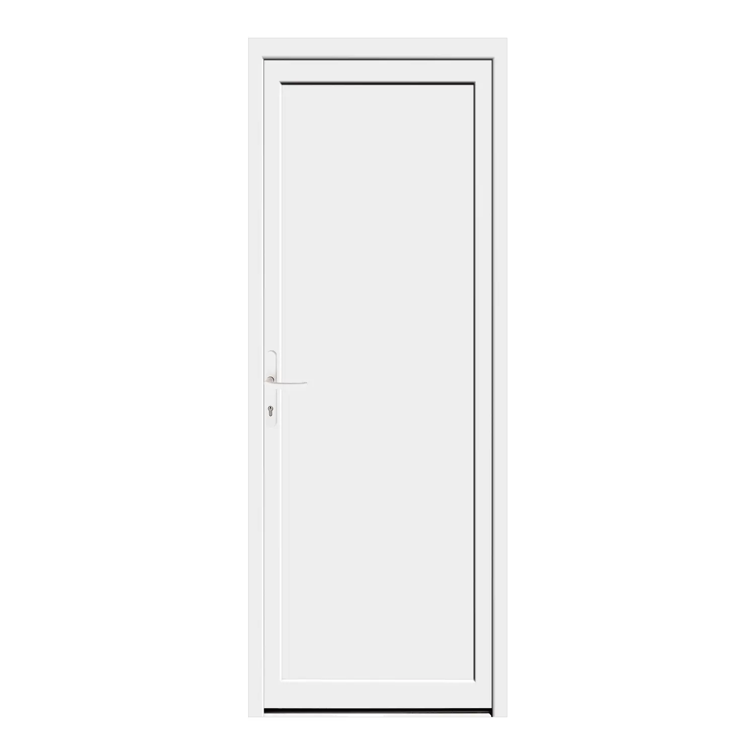 Nebeneingangstür 80x210 cm Weiß MSVP