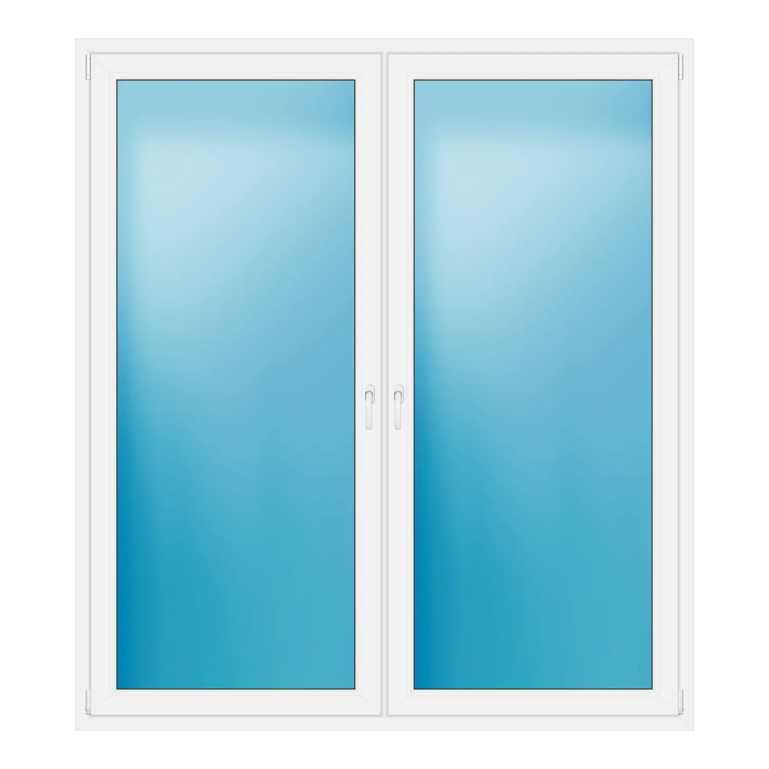 Terrassentür 192x215 cm Weiß