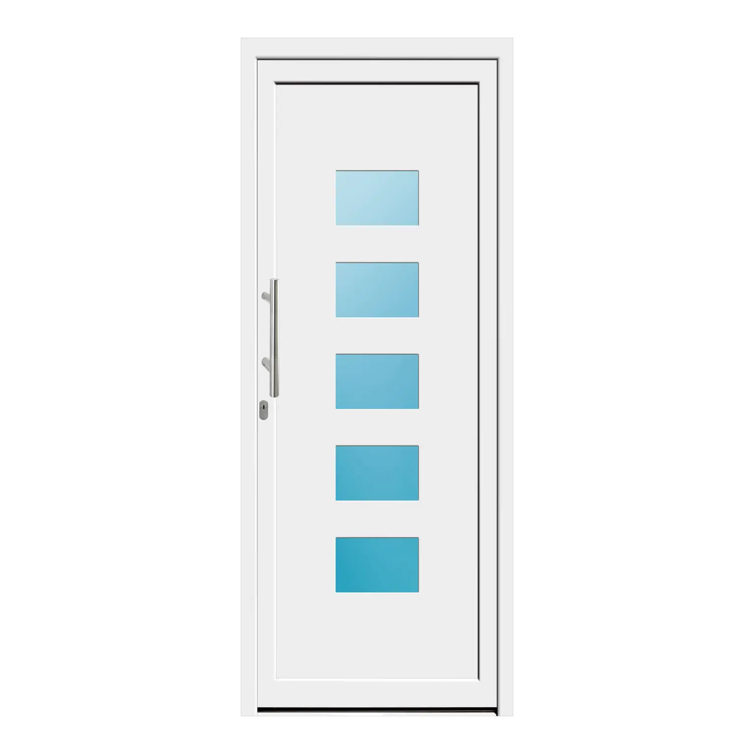 Haustür 91x227 cm Weiß Merkur aus Kunststoff {product.title} {product.width / 10}x{product.height / 10} cm {product.color} {f:if(condition: product.isDoor, then: product.filling, else: '')}