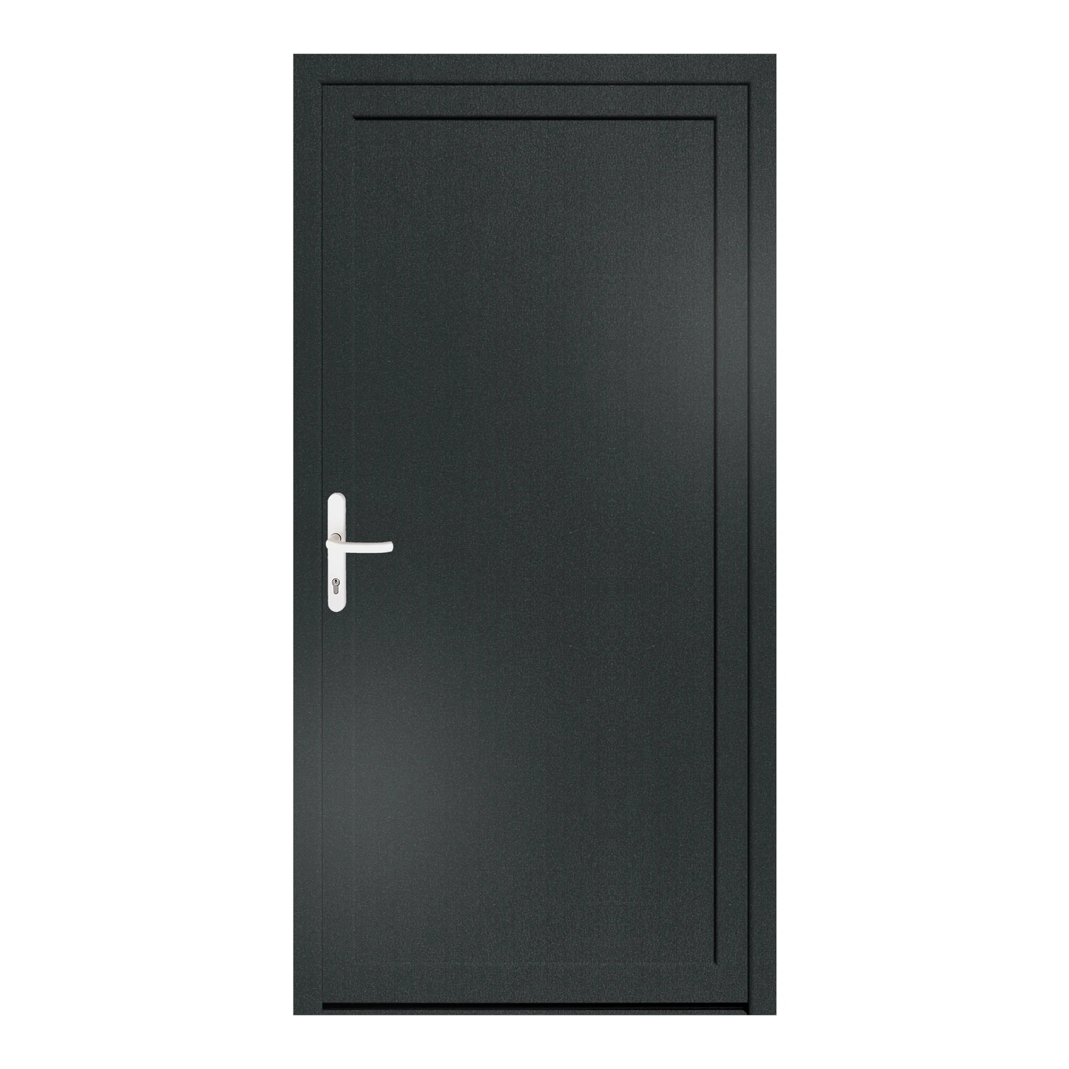 Nebeneingangstür 97x193 cm Anthrazitgrau genarbt MSVP