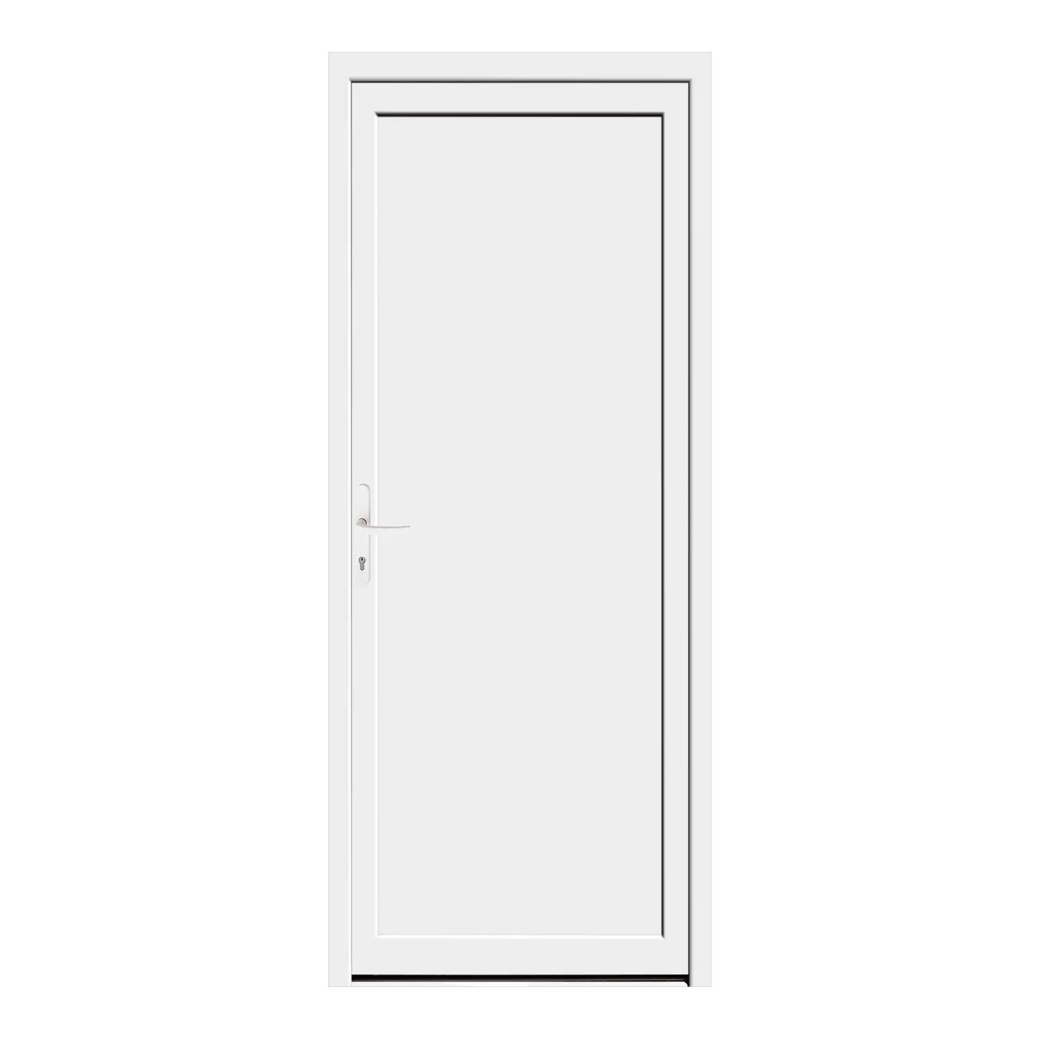 Nebeneingangstür 90x220 cm Weiß MSVP