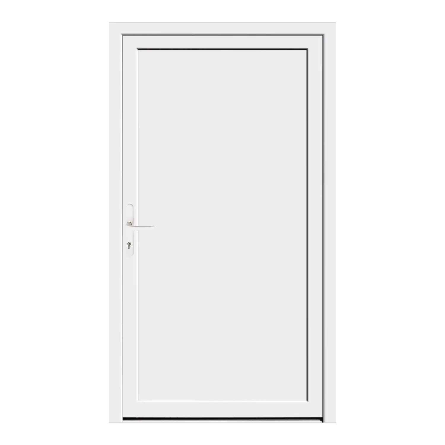 Nebeneingangstür 102x180 cm Weiß MSVP