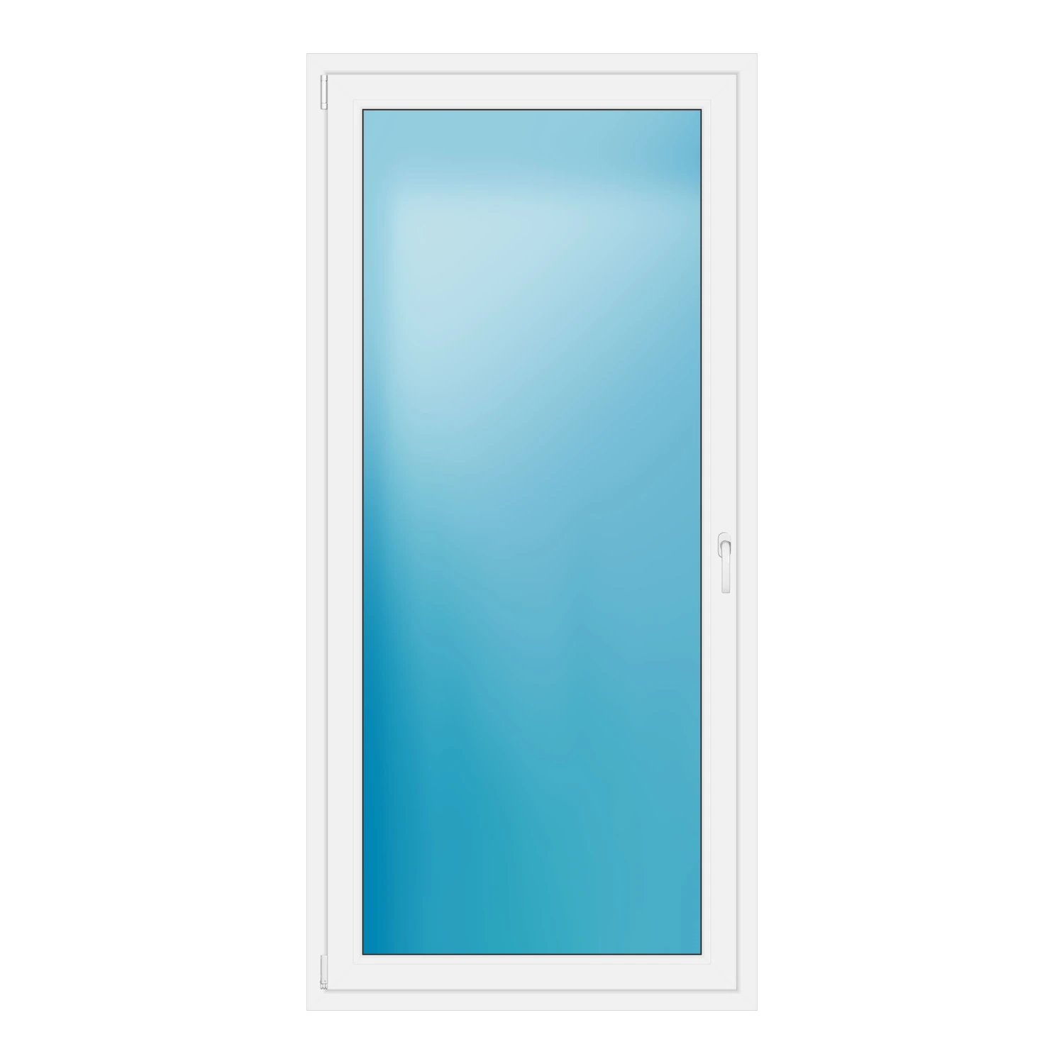 Balkontür 103x219 cm Weiß