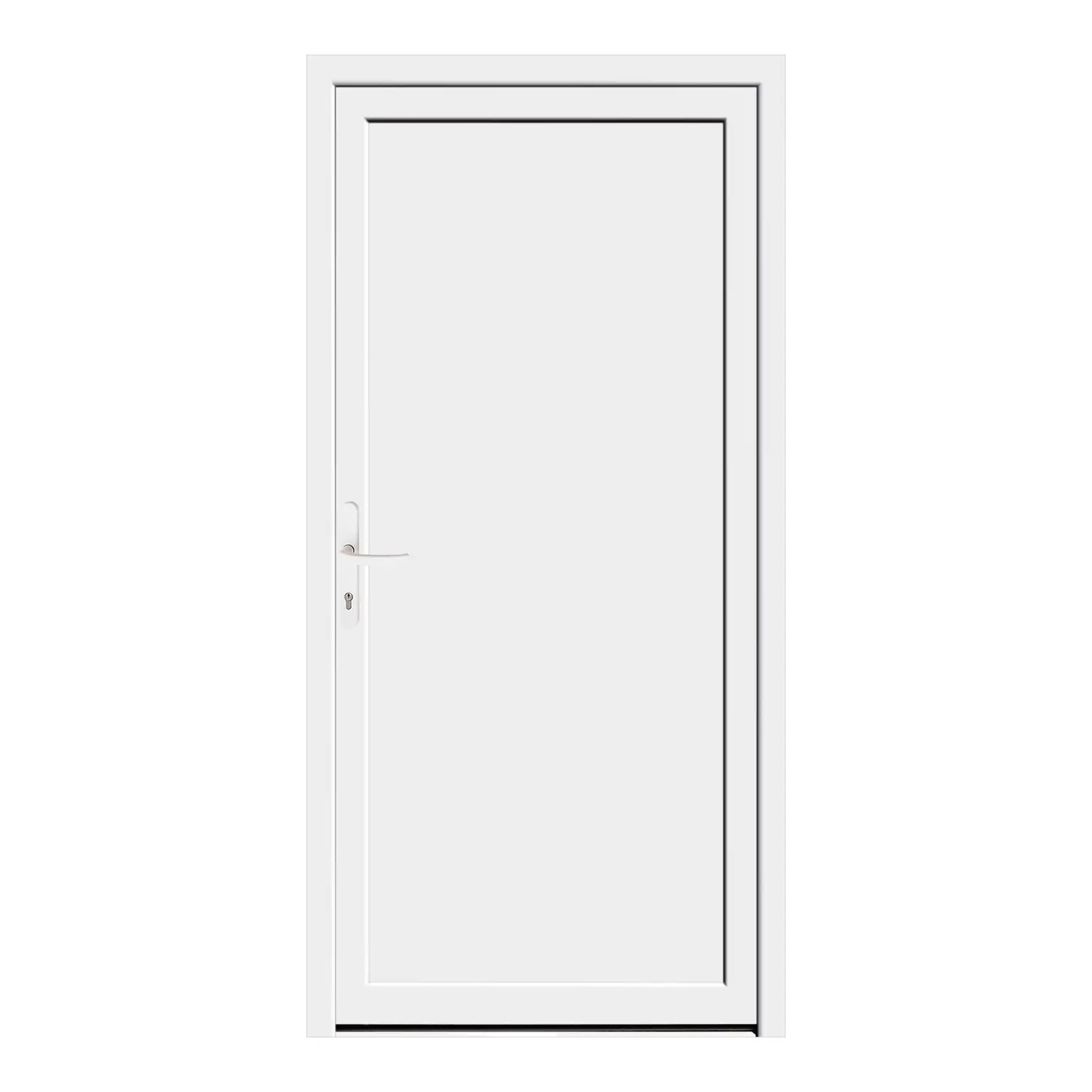 Nebeneingangstür 90x185 cm Weiß MSVP