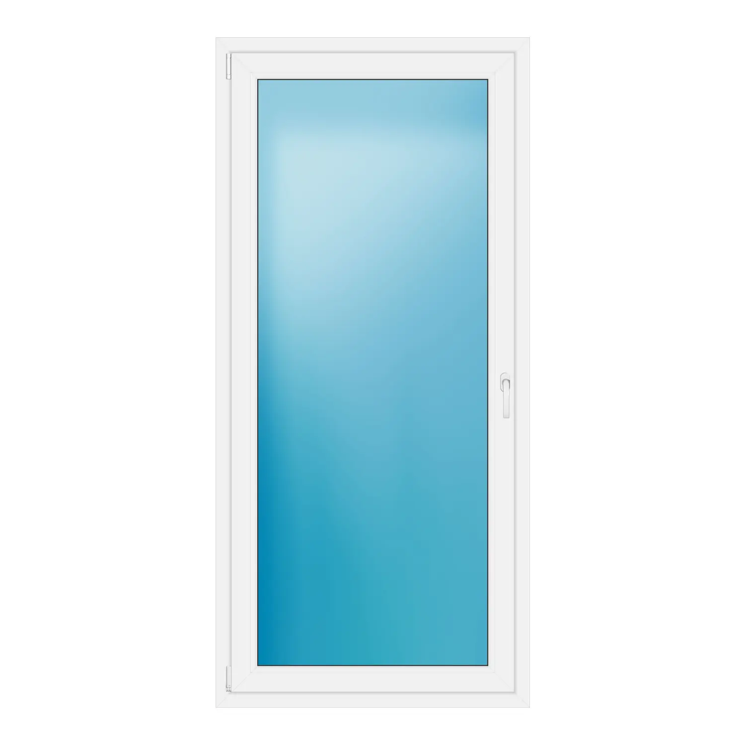 Balkontür 96x205 cm Weiß