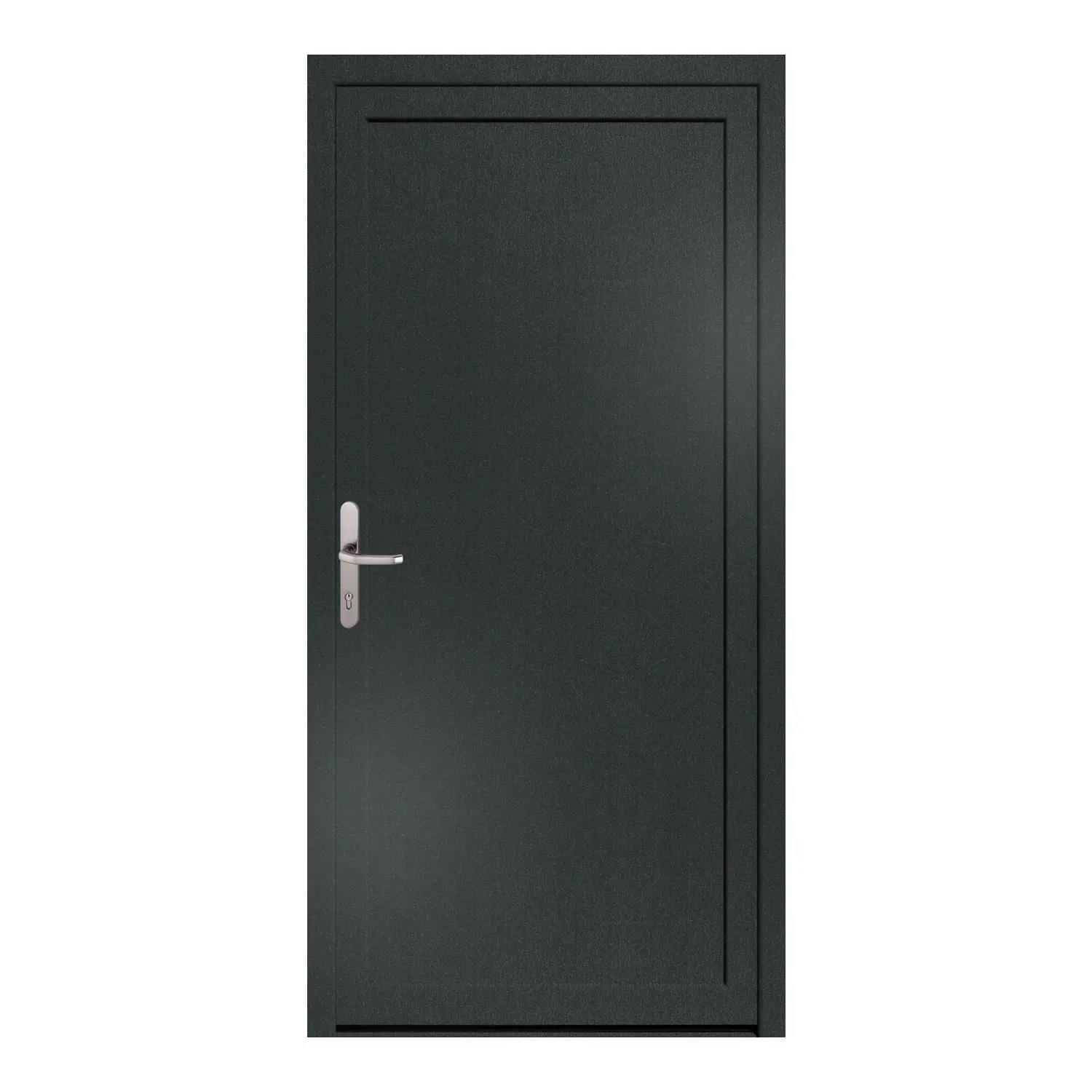 Nebeneingangstür 90x185 cm Anthrazit genarbt MSVP