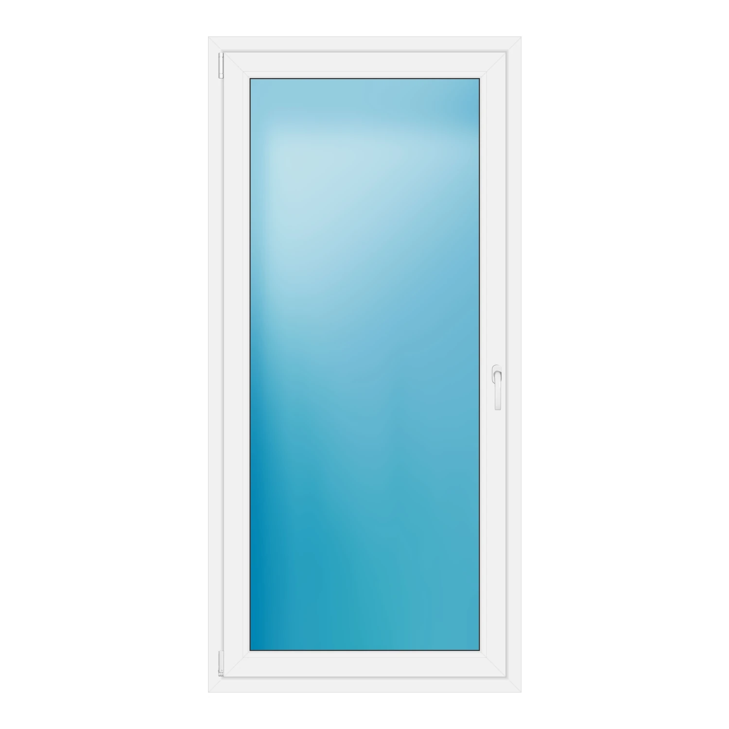 Balkontür 96x201 cm Weiß