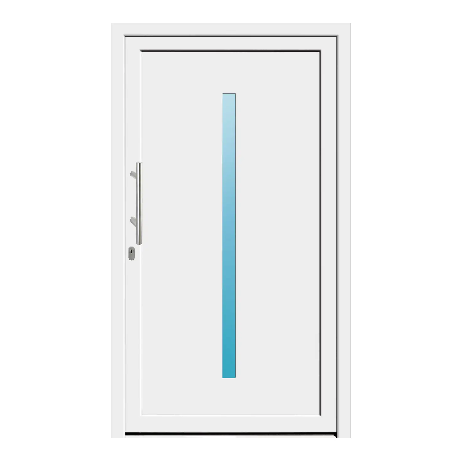 Haustür 115x199 cm Weiß Venus aus Kunststoff {product.title} {product.width / 10}x{product.height / 10} cm {product.color} {f:if(condition: product.isDoor, then: product.filling, else: '')}