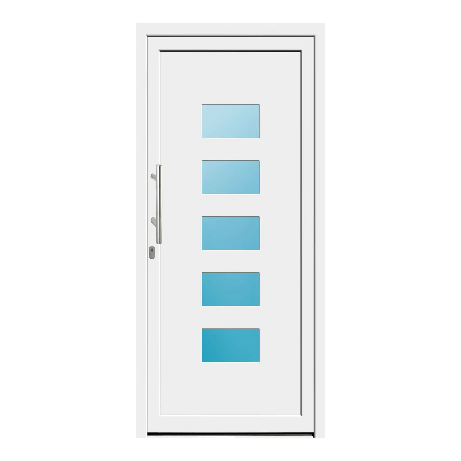 Haustür 94.5x207.5 cm Weiß Merkur aus Kunststoff {product.title} {product.width / 10}x{product.height / 10} cm {product.color} {f:if(condition: product.isDoor, then: product.filling, else: '')}