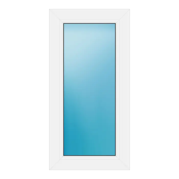 Festverglasung 45x90 cm Weiß