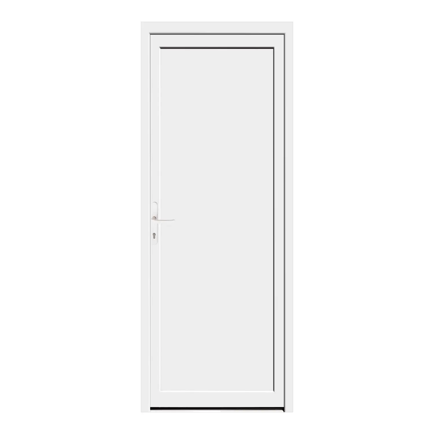 Nebeneingangstür 84x216 cm Weiß MSVP