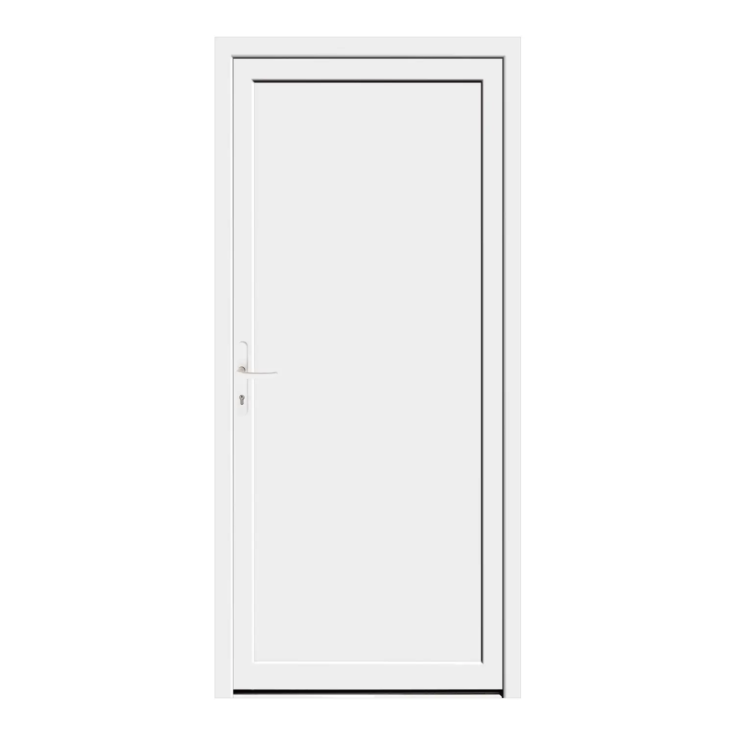 Nebeneingangstür 98x212 cm Weiß MSVP