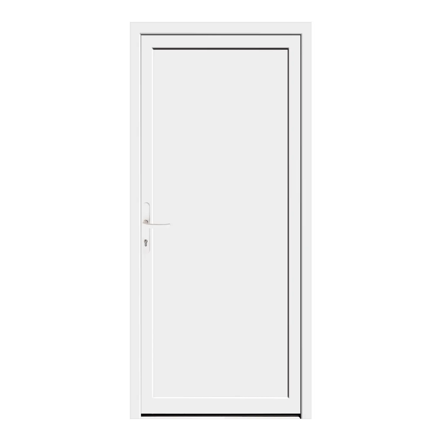 Nebeneingangstür 84x184 cm Weiß MSVP