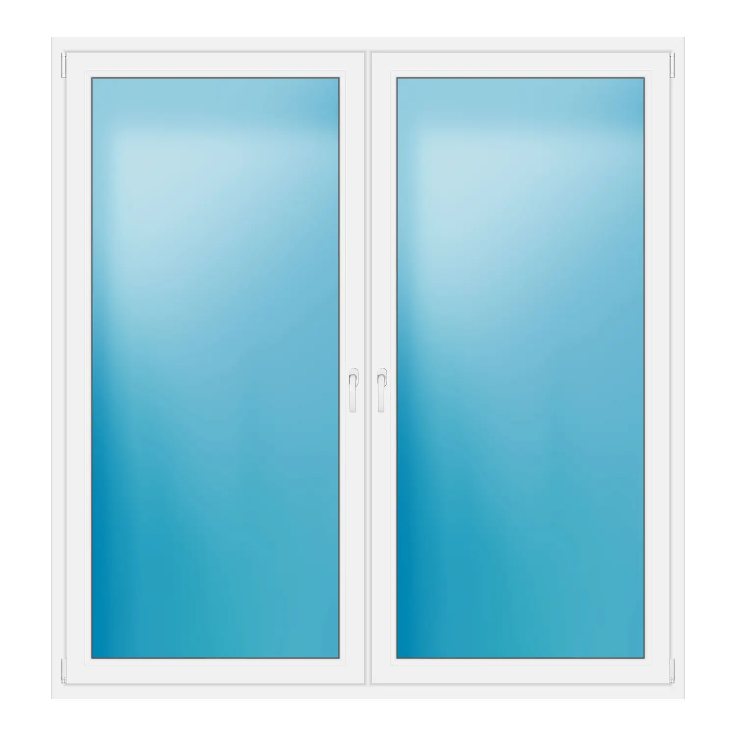 Terrassentür 200x209 cm Weiß