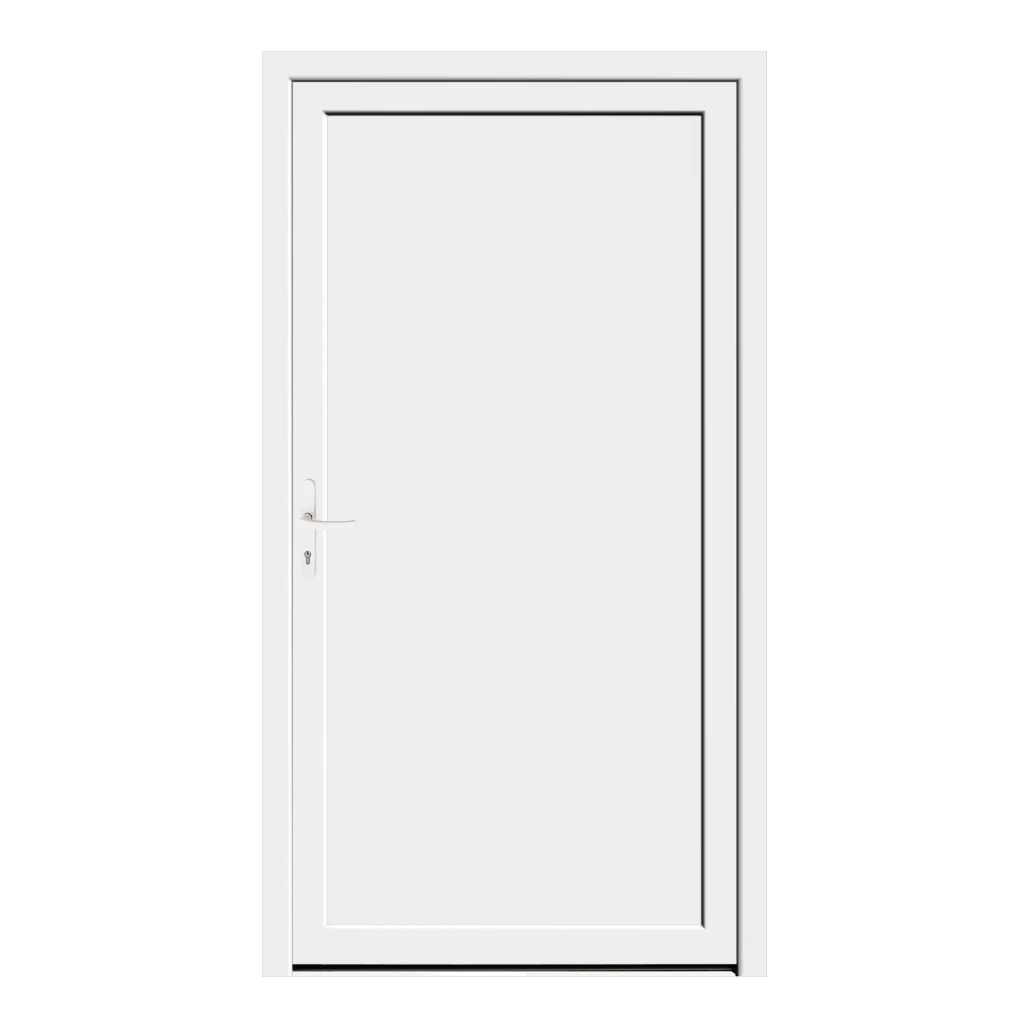 Nebeneingangstür 120x220 cm Weiß MSVP