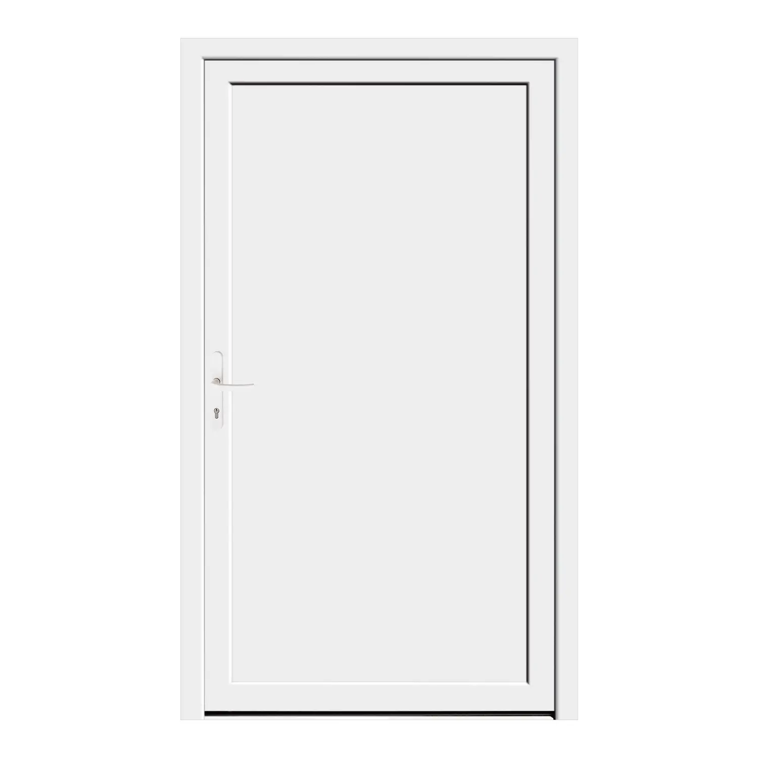 Nebeneingangstür 120x206 cm Weiß MSVP