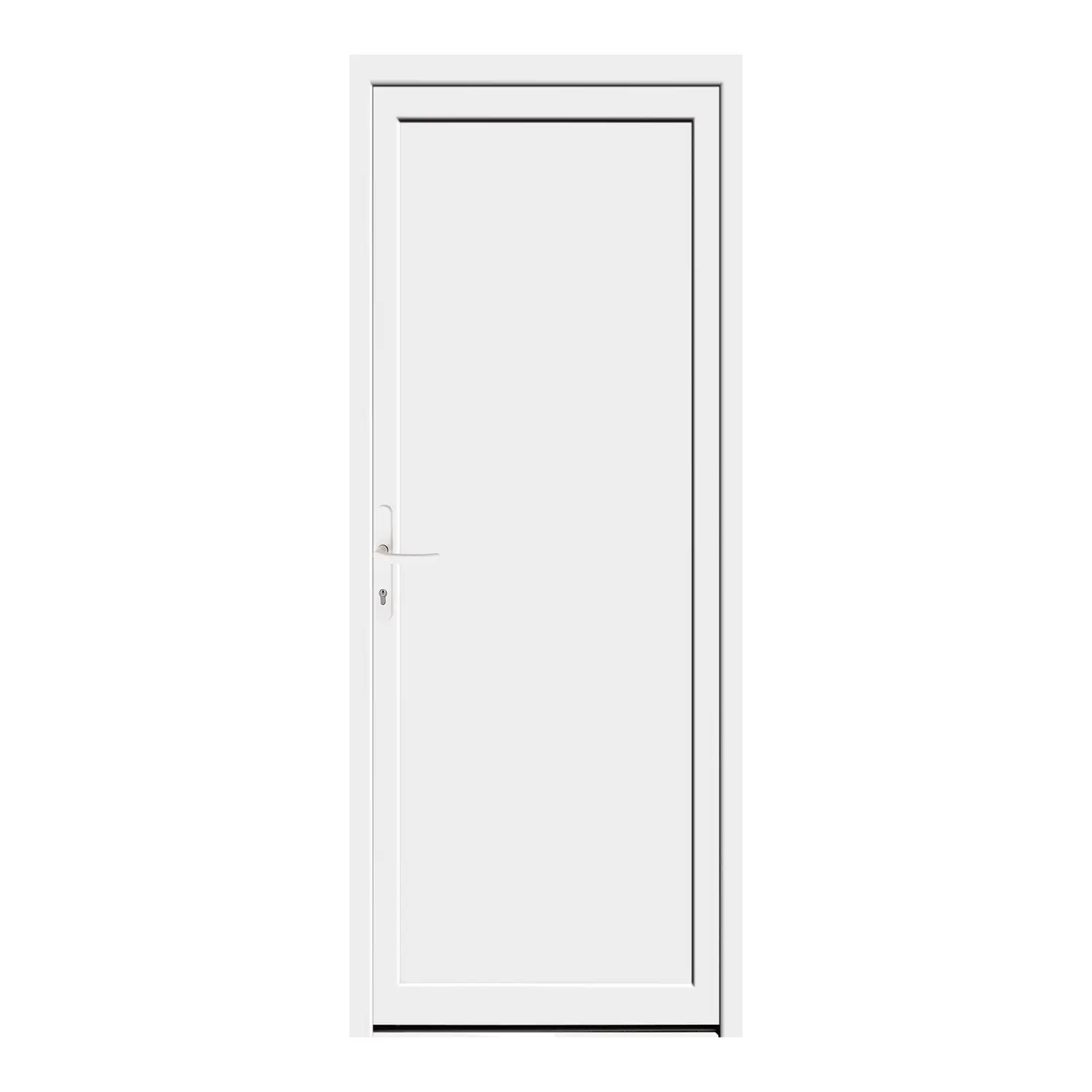 Nebeneingangstür 80x200 cm Weiß MSVP
