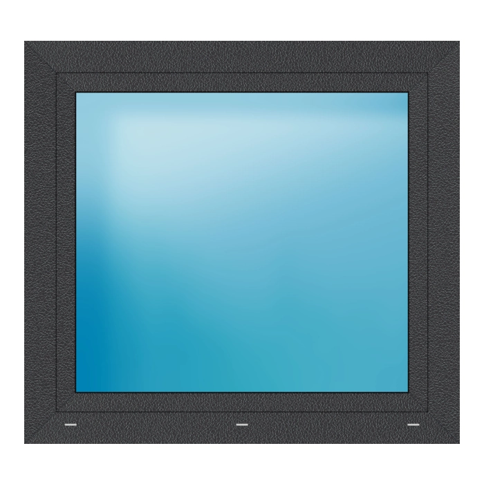 Fenster 108x100 cm Anthrazit Feinstruktur