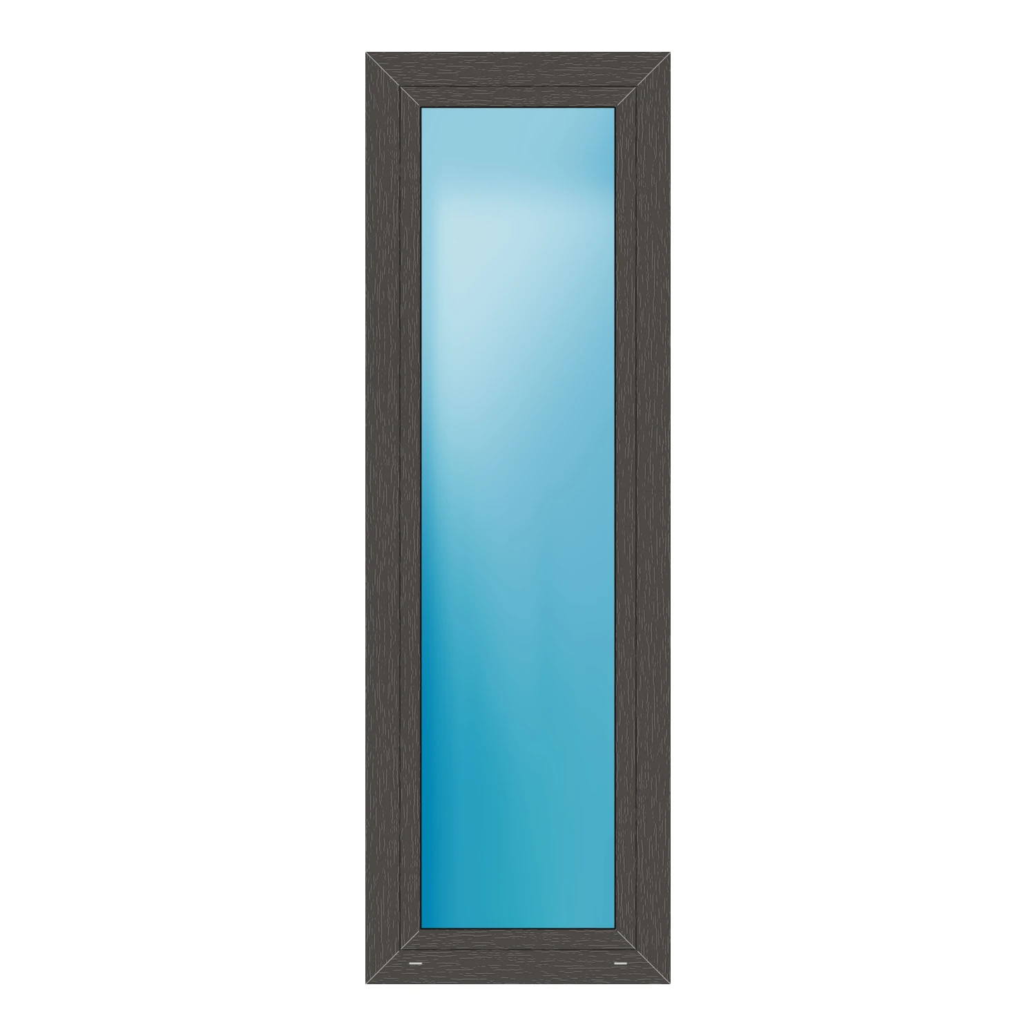 Balkontür 70x214 cm Schiefergrau genarbt