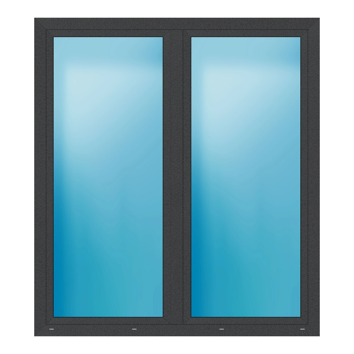 Terrassentür 190x212 cm Anthrazit Feinstruktur