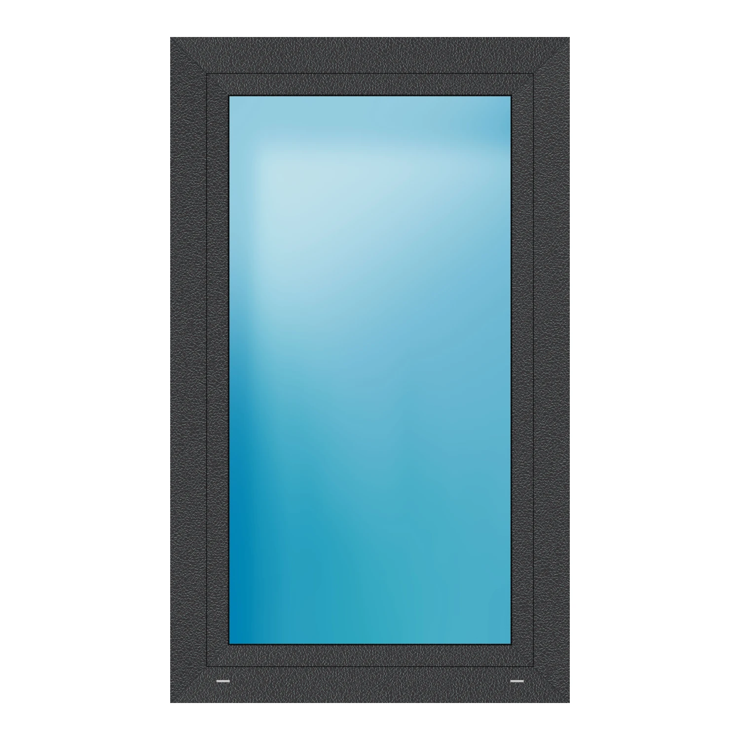 Fenster 87x145 cm Anthrazit Feinstruktur