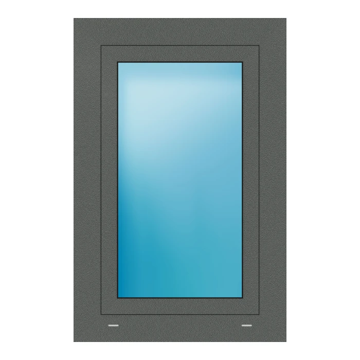 Fenster 61.5x93.5 cm Basaltgrau Feinstruktur