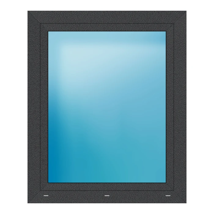Fenster 99x120 cm Anthrazit Feinstruktur